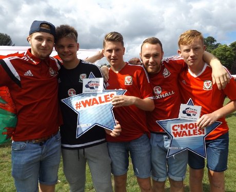 Cardiff Fanzone: Wales V Northern Ireland