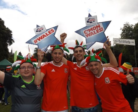 Cardiff Fanzone: Wales V Northern Ireland
