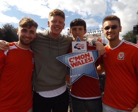 Cardiff Fanzone: Wales V Northern Ireland