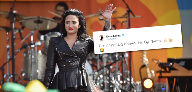 Demi Lovato Quits Twitter
