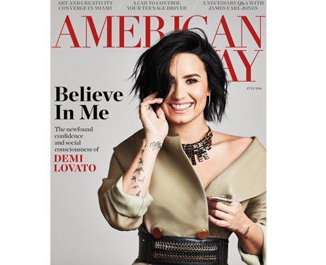 American Way magazine Demi Lovato