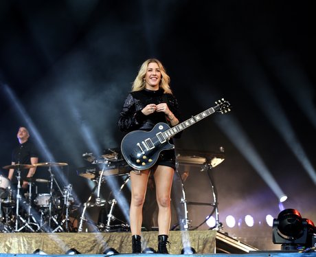 Ellie Goulding plays at Glastonbury 2016