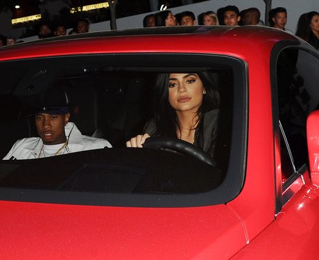 Kylie Jenner and Tyga attend Kanye West's 'Famous'
