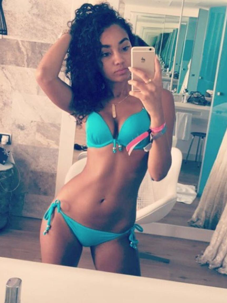 Leigh-Anne Pinnock in a bikini on holiday