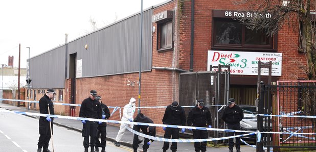 The scene of the Digbeth shooting