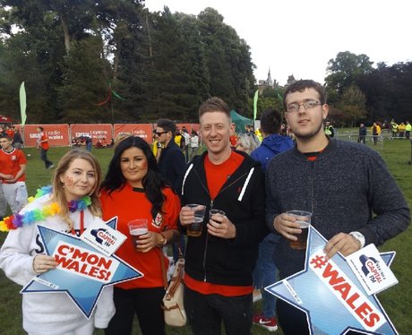 Cardiff Fanzone: Wales v Belgium