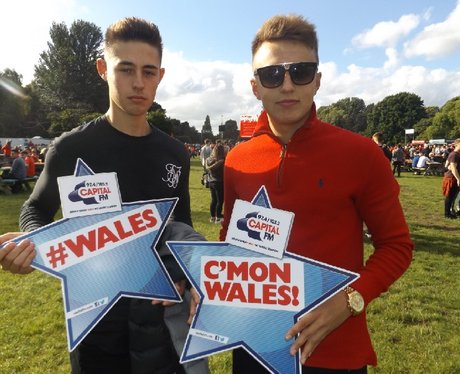 Cardiff Fanzone: Wales v Belgium