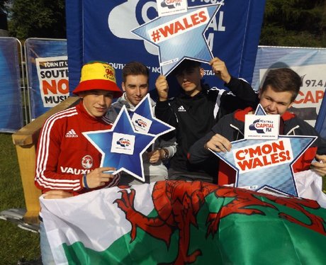Cardiff Fanzone: Wales v Belgium