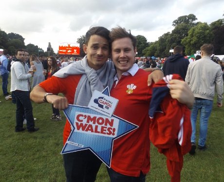 Cardiff Fanzone: Wales v Belgium