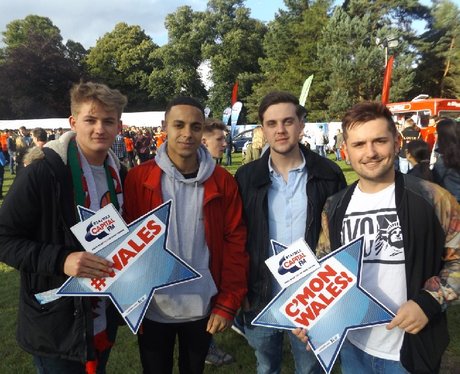 Cardiff Fanzone: Wales v Belgium