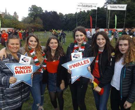 Cardiff Fanzone: Wales v Belgium