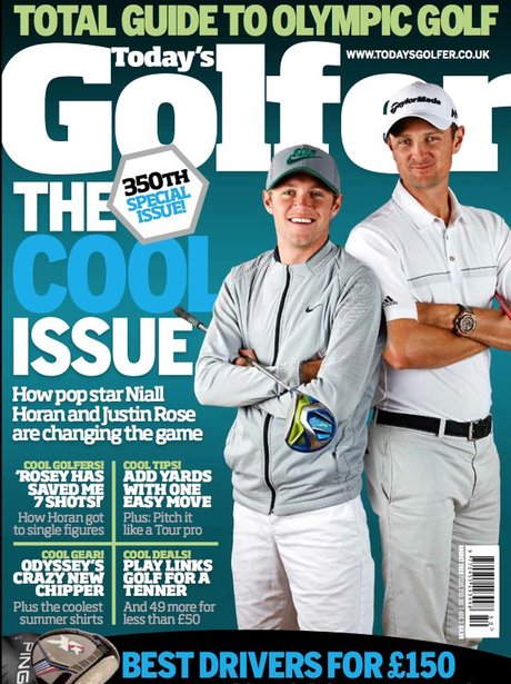 Niall Horan on the cover of Today's Golfer