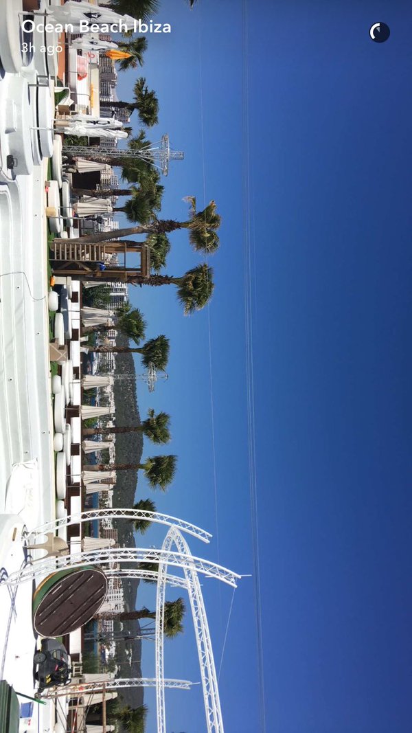 Ocean Beach Club Ibiza Snapchat