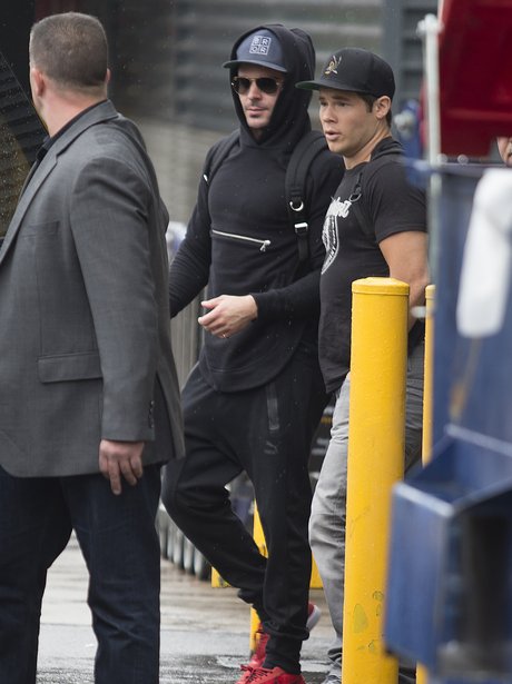 Zac Efron and Adam Devine land in Sydney to promo