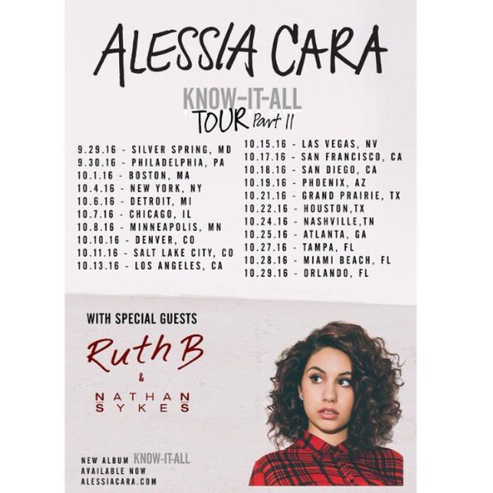 Alessia Cara Know It All Tour Part 2 Tour Look