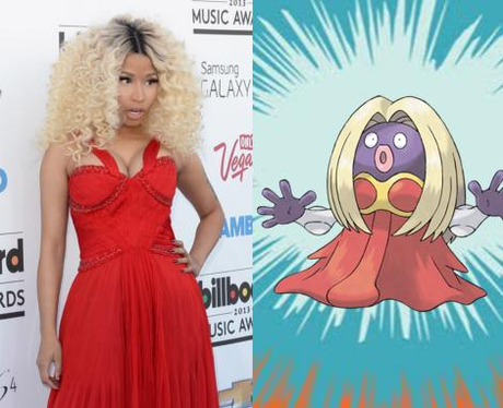 Celebrities as Pokémon