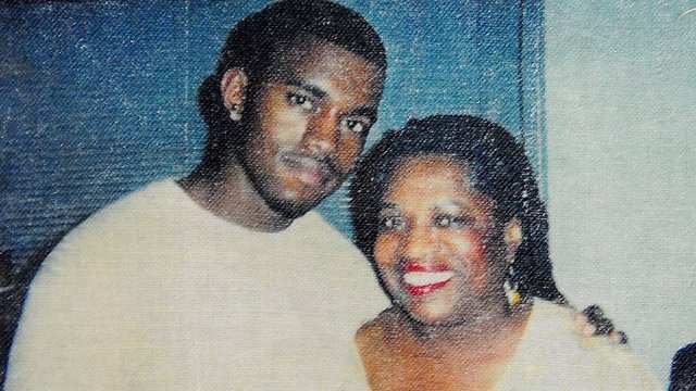 Kanye and Mother Donda West 