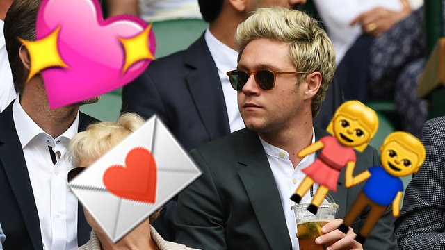 Niall Horan and emojis