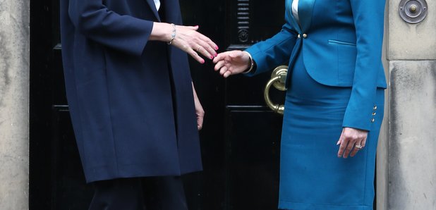 Theresa May and Nicola Sturgeon