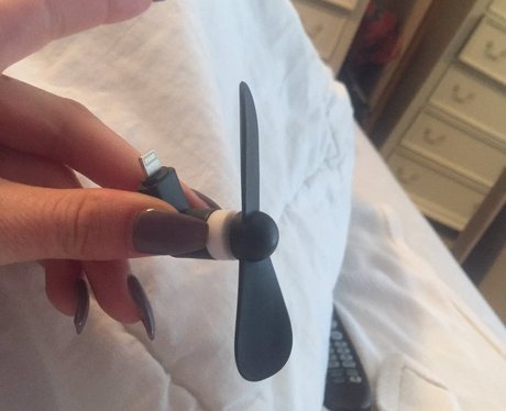 You can now buy a fan to blow your hair when you c