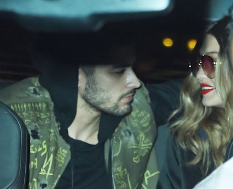 Zayn Malik and Gigi Hadid holding hands