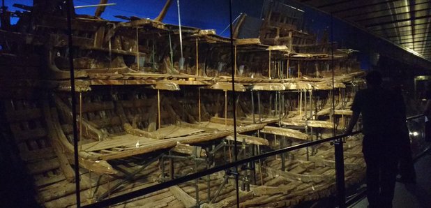 Mary Rose unveiled Portsmouth