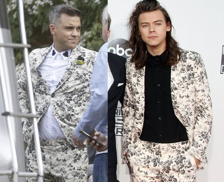 Robbie Williams and Harry Styles