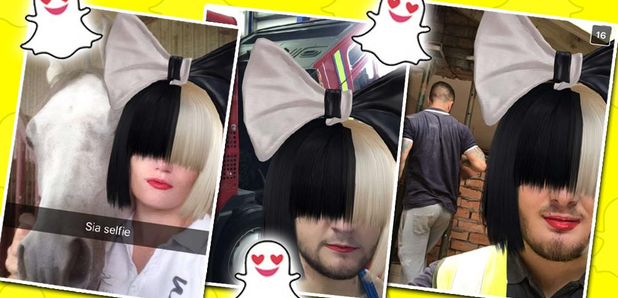 Sia Snapchat Filter