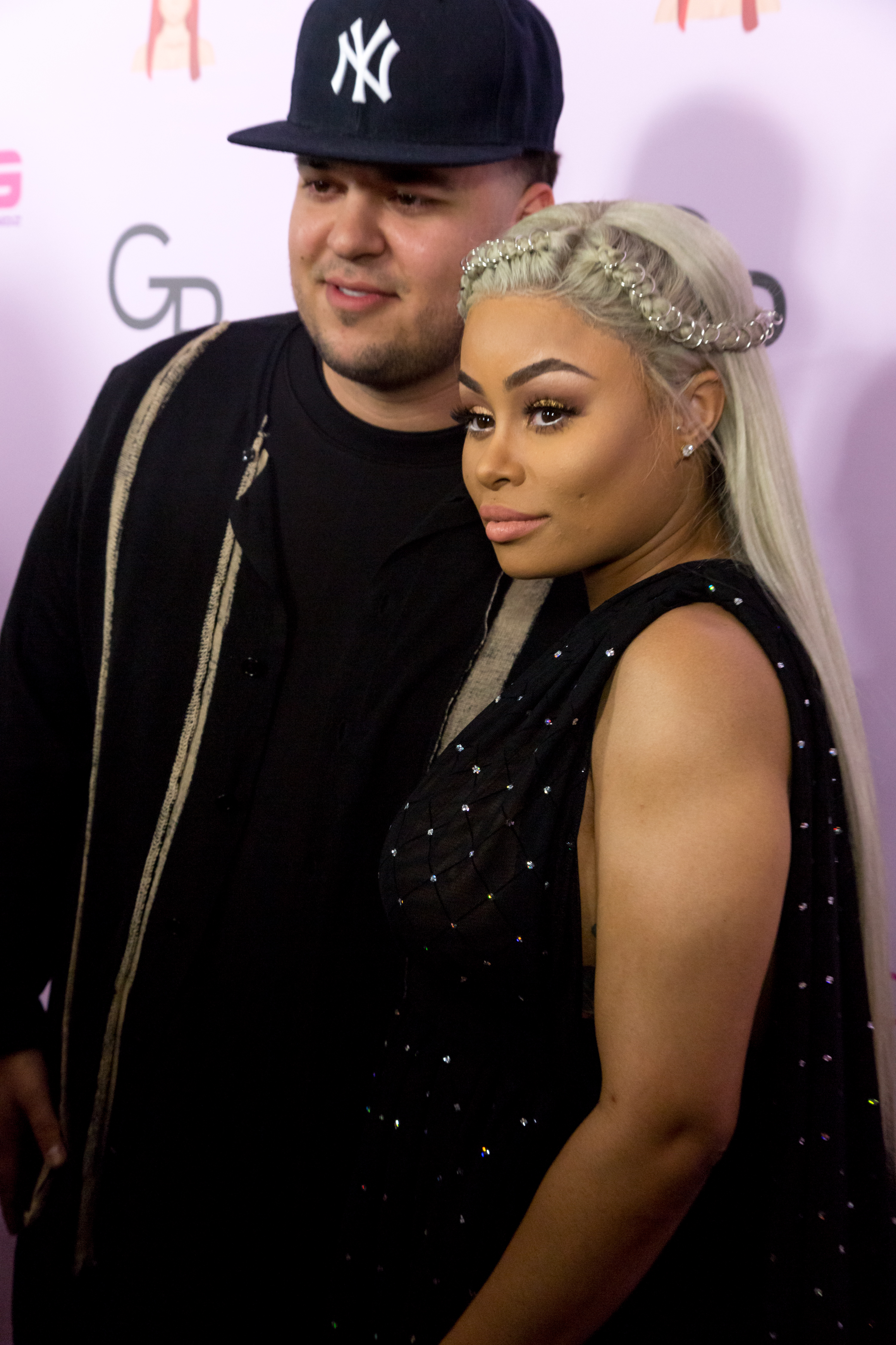 Blac Chyna & Rob Kardashian at Blac Chyna Birthday