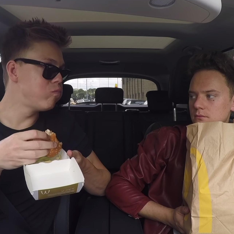 Caspar Lee and Conor Maynard Carpool Karaoke