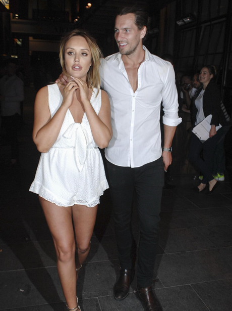 Charlotte Crosby and Ash Harrison on a night out