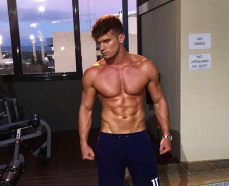 Gary Beadle strips down to shorts as he shows off