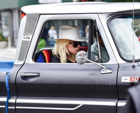 Lady Gaga goes full cowgirl in hat and vintage Che