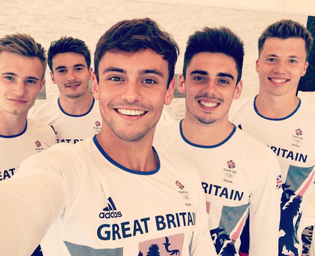 The Men's Diving Team