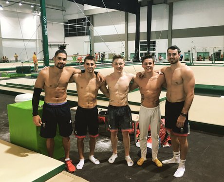 The Men's Gymnastics Team