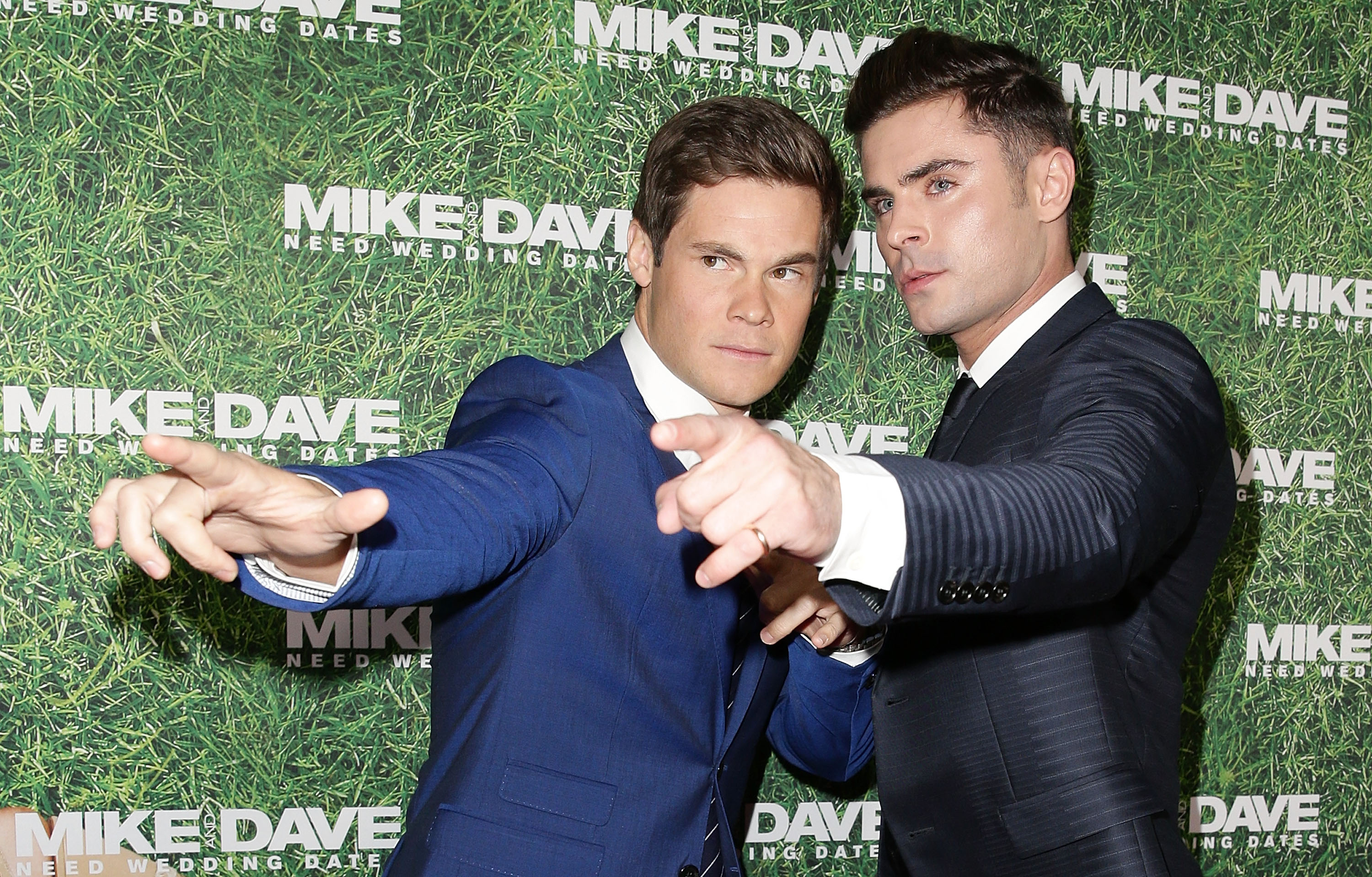 Zac Efron and Adam Devine at Mike And Dave Need We