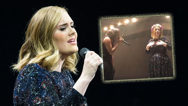Adele Bringing A Fan On Stage