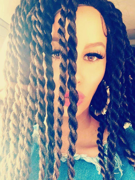 Amber Rose gets a new hairdo