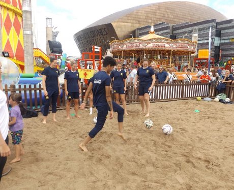 Cardiff Bay Beach FAW activity