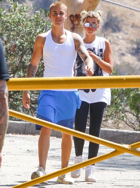 Justin Bieber and Sofia Ritchie on holiday