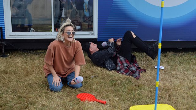 Backstage at V Festival 2016