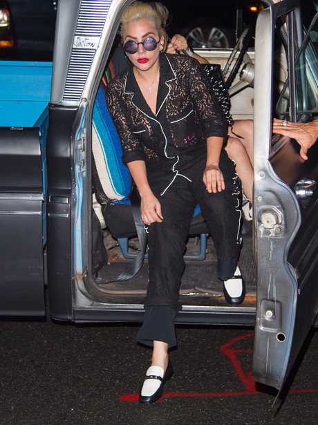 Lady Gaga steps out in black outfit as she is conf