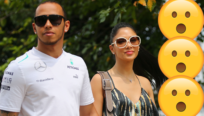 Lewis Hamilton Nicole Scherzinger Malaysia GP