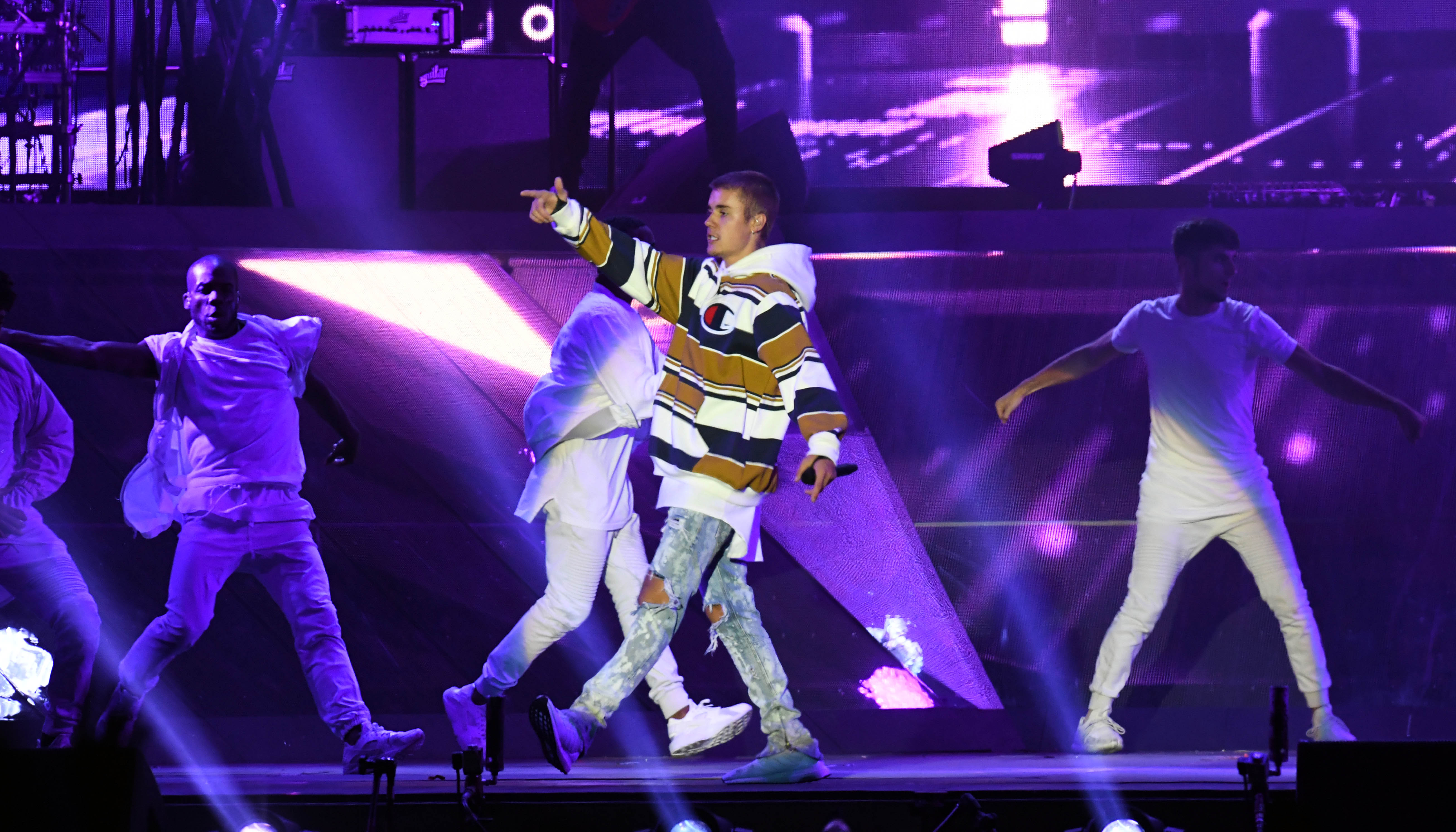 Justin Bieber at V Festival 2016