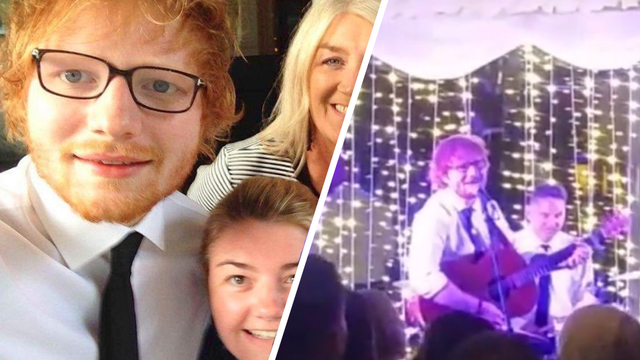 Ed Sheeran Wedding Singer