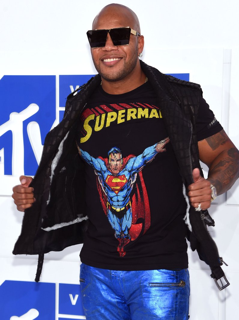 Flo Rida MTV VMAs Red Carpet Arrivals 2016