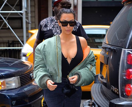 Kim Kardashian seen out in Manhattan