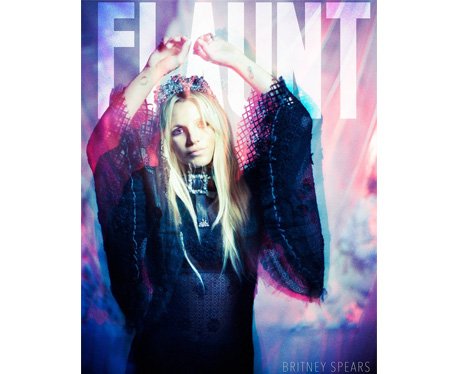 Britney Spears on the cover of Flaunt Magazine