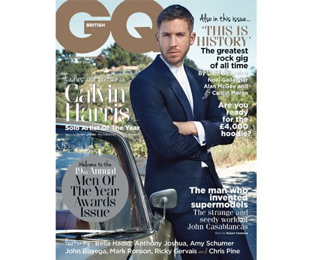 Calvin Harris covers GQ UK