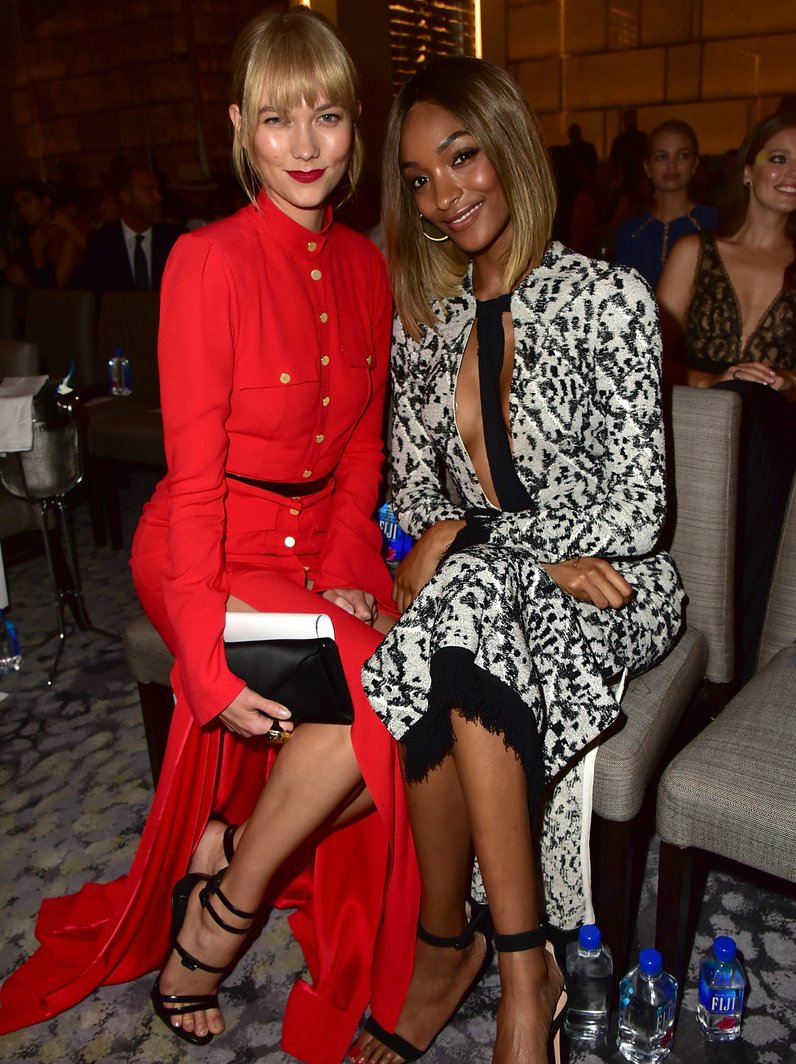 Karlie Kloss and Jourdan Dunn at FIJI Water at The